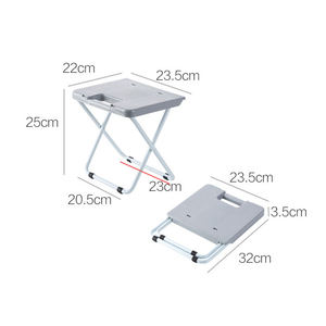 Silla Plegable para Exteriores, Ultraligera, Portátil, para Camping y Pesca, Taburete Pequeño y Simple - Product Image 1