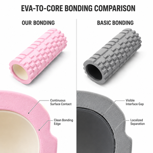 Rouleau de massage en <span class=keywords><strong>mousse</strong></span> EVA avec noyau en PVC creux pour la mobilité du bas du corps et les étirements après l'entraînement, emballage personnalisé pour les chaînes de salles de sport - Product Image 2