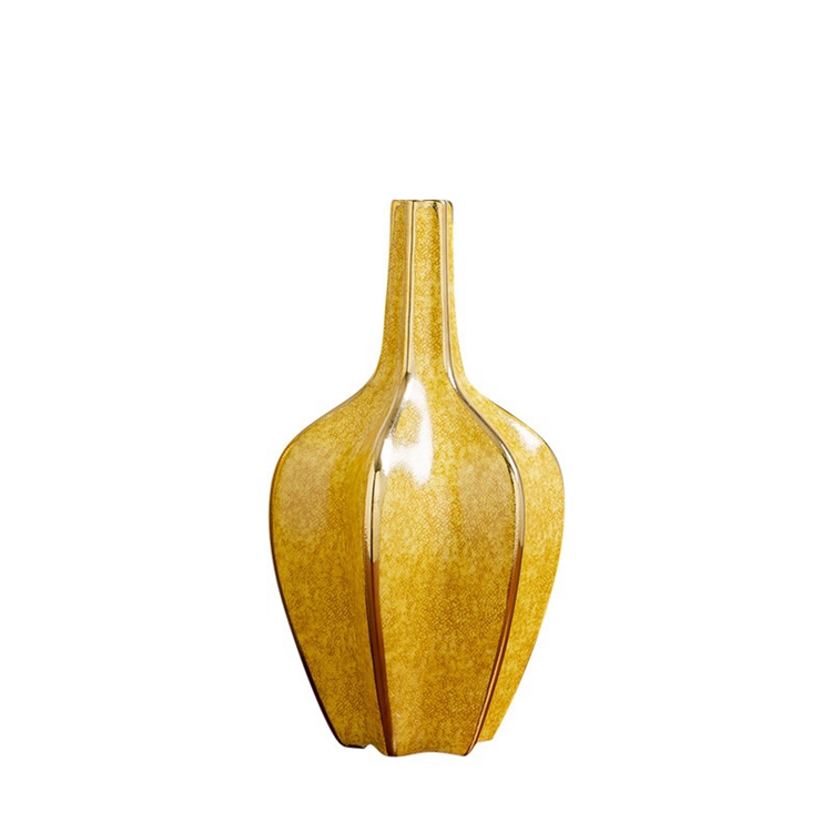 Nordic creative dry flower porcelain home decoration products marble ceramic vases