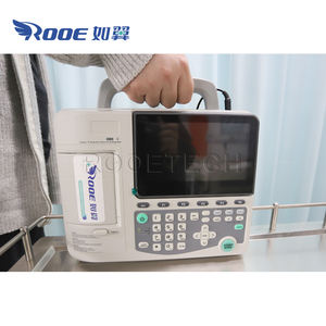 ECG301 Chine médical numérique 7 pouces écran couleur Portable <span class=keywords><strong>Holter</strong></span> 3 canaux ECG Machine - Product Image 5