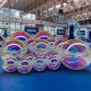 Boule miroir <span class=keywords><strong>gonflable</strong></span> colorée, grande boule en PVC brillante, <span class=keywords><strong>ballon</strong></span> miroir <span class=keywords><strong>géant</strong></span> pour événements et fêtes sur scène, spectacles publicitaires, décoration - Product Image 2