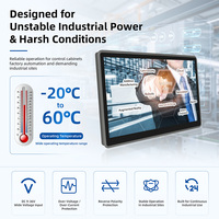 Panel PC Industrial sin Ventilador con Protección IP65, con Windows 10/11, Linux, Pantalla Táctil Capacitiva de 15.6 Pulgadas, X86, SSD, RAM