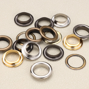 עפעפיים פליז הסיטונאי מתכת באיכות גבוהה עפעפיים מברזל תיק בגד - Product Image 3