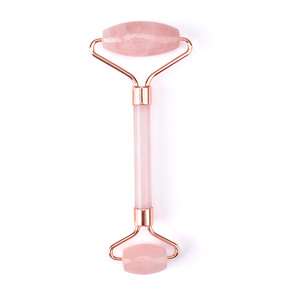 Spa Set Gua Sha Roller SPA Face Lifting Tool Pink Rose Quartz Jade Roller And Gua Sha Set With Box For Skin Tighten GYM