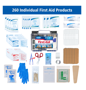 Botiquín de Primeros Auxilios para 50 Personas, Cumple con OSHA |   Kit de Emergencia Multiusos de 260 Piezas para el Lugar de Trabajo, Negocios, Hogar y Vehículo - Product Image 4