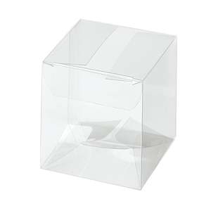 Trong suốt gấp <span class=keywords><strong>Cube</strong></span> hộp trong vật nuôi 4cm x 4cm x 4cm - Product Image 1