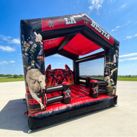 Jeu d'équitation de taureau mécanique gonflable Offre Spéciale Bull Ride Rodeo mécanique Tapis de taureau fou avec dessus pour adultes