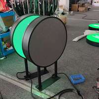 Pantalla Circular LED de Tamaño Personalizable, de Una o Dos Caras, con Señalización Digital para Paneles de Publicidad con Logotipo Redondo
