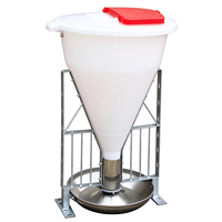 Mangeoire automatique pour bétail, type sec/humide, pour l'alimentation des bovins, des moutons et des chèvres en ferme
