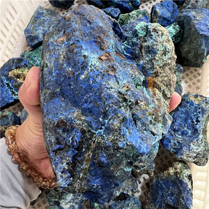 Vendita calda pietra grezza blu cristalli di Azurite grezzo chessilite minerale scintillante Azurite esemplare per la decorazione del pigmento - Product Image 4