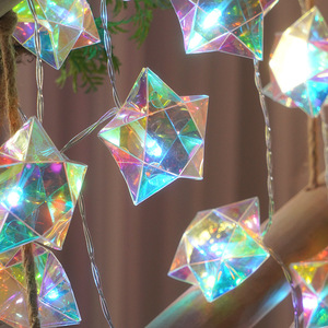 2025 nuova luce a stella magica a LED luci Decorative Laser colorate per la batteria della camera da letto delle ragazze piccoli <span class=keywords><strong>luminari</strong></span> luminosi - Product Image 1