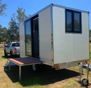 Your New Towable Mobile Cabin / Tiny Home on Wheels / granny flat Tiny House Office camper trailer caravan with kitchen bathroom