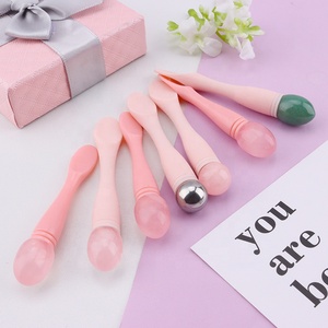 Cuchara de Maquillaje con Logotipo Personalizado, Cuchara de Silicona y Metal para Crema Facial y de Ojos, Espátula Cosmética de Silicona - Product Image 2