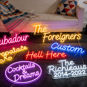 Panneau de base en acrylique noir Smoke Dental Cocktail Shop Burger Ice Cream Good Vibe Only Neon LED Backdrop Number Light Artwork Sign - Product Image 6