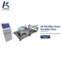 Testeur de durabilité des roulettes de chaise de bureau, machine de test de durabilité des roulettes et des bases de chaise, BIFMA X5.1