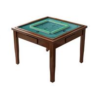 Table de mahjong portable de luxe en bois massif, à quatre pieds, style classique, respectueuse de l'environnement et idéale pour le divertissement
