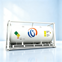 Réservoir ISO de CO2 haute pureté, conteneur de transport de dioxyde de carbone liquide avec réservoir isolé sous vide T75