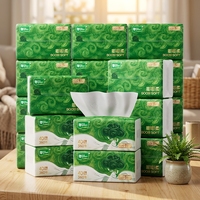 Mouchoirs en papier personnalisés 5 plis, en papier de bois doux d'Indonésie, 100 feuilles, pour événements sur mesure