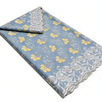 Tissu de dentelle suisse brodée de luxe, dentelle africaine en coton pour robes de mariée