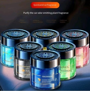 Diffuseur de parfum pour <span class=keywords><strong>voiture</strong></span> avec sable mouvant aromatique - Parfum longue durée et délicat à base de lotion solide pour l'intérieur du véhicule - Product Image 6