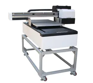 Máquina de impresión digital uv de dos cabezales para bolígrafo, Impresión de sobre de metal y vidrio, cerámica, 6090 UV, xp600