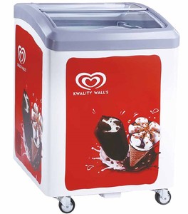 Smad 165l Chiller Ice Display <b>Freezer</b> Showcases with Fridge Ddh-165xu(sy) Ddh-165xu(sy) Ice Display <b>Freezer</b> - Product Image 1