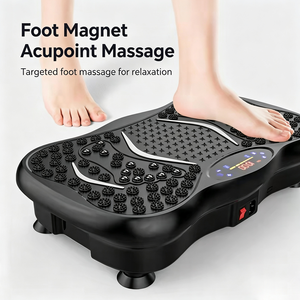Plataforma Vibratoria Ultradelgada para Adelgazar el Cuerpo, Uso Doméstico, Logotipo Personalizado, Crazy Fit Massage - Product Image 1