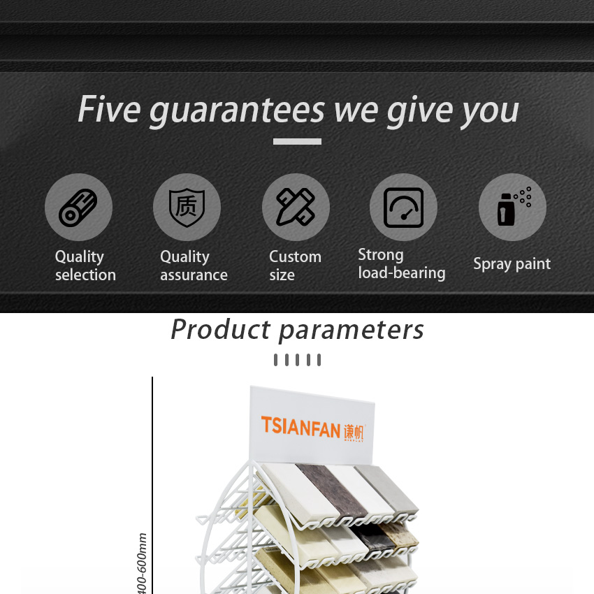 Factory Direct Countertop Display For Mosaic Showroom Tile Quartz Stone Marble Display Rack Stand