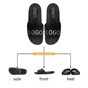 Sandalias deslizantes L & J EVA Unisex personalizadas para mujeres y hombres, zapatillas planas informales con estampado personalizado, zapatillas deslizantes con suela de masaje - Product Image 6