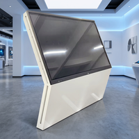 Panneau PC Android sur mesure de 86 pouces avec écran tactile 10 points, borne interactive sur pied, affichage numérique multimédia, machine POE