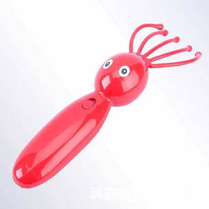 Massageador facial de plástico, massageador bonito de polvo de plástico, massageador facial que funciona a bateria - Product Image 1