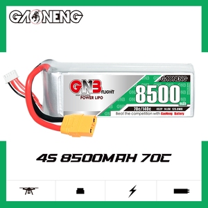 GNB สำหรับแบตเตอรี่ LiPo 8500mah 4S 14.8V 70C 140C XT90 RC Air FPV 300-Cycle LiCoO2 Cathode สำหรับเฮลิคอปเตอร์ - Product Image 2