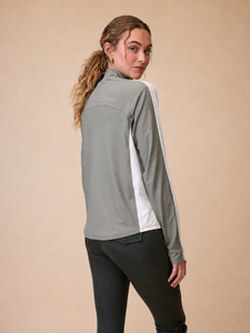 Camiseta de equitación para mujer OEM ODM UPF 50+ transpirable de manga larga para entrenamiento ecuestre con logo personalizado - Product Image 3