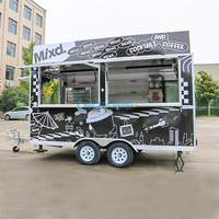Nouvelle remorque de camion-restaurant pour barbecue, équipement de cuisine, chariot à café, camion à pizza mobile, camions à crème glacée, remorque de restauration pour hot-dogs