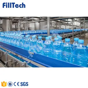 Aseptic packaging vitamin water plant with 24 filling nozzles pure water bottling machine for USA UK RUSSIA Market