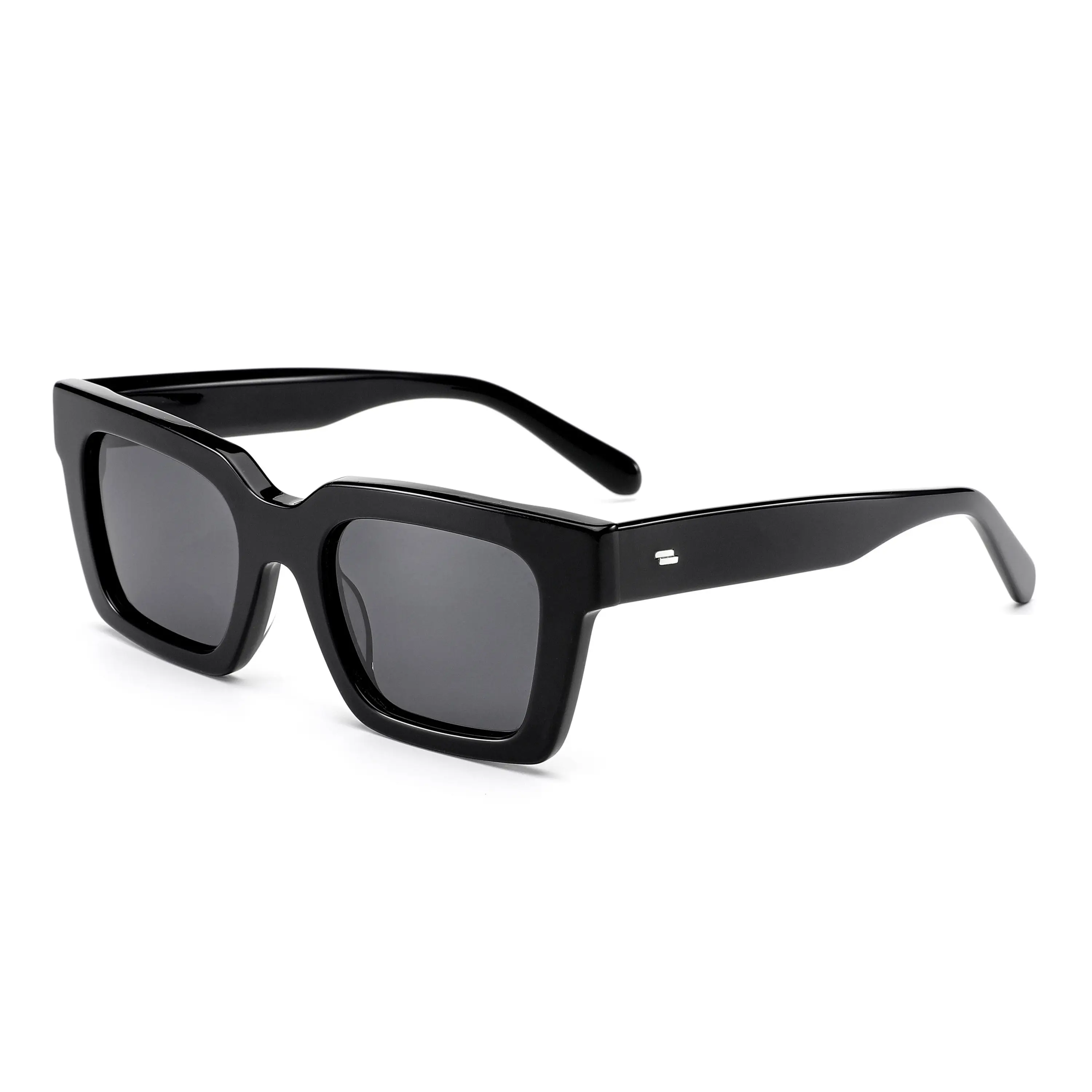 Thân yêu nhất biểu tượng tùy chỉnh hợp thời trang chất lượng cao vuông Sun Glasses men phụ nữ UV400 bảo vệ phân cực Acetate Kính mát