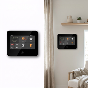 Nouvel alarme de sécurité domestique P600s avec écran tactile 4,3 pouces, caméras vidéo, système d'alarme intelligent Tuya WiFi GSM alimenté par batterie - Product Image 4