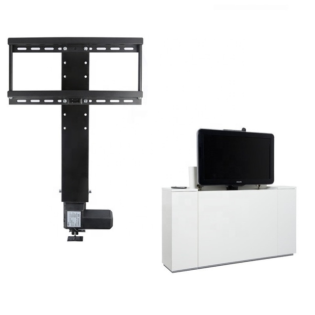 Wholesale Modern Design 900mm LED Automatic TV Lift Motorized for 32~56 Inch Home Furniture for Bedroom Home Office Living Room