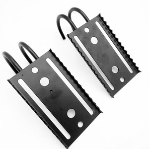 Heavy Duty Wall Mounted Metal <b>Hooks</b> Rectangle <b>Black</b> Outdoor Hunting Storage <b>Hooks</b> For Warehouse Bicycle Clothing Organizer - Product Image 1