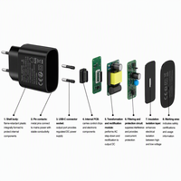 Bloc chargeur USB-C PD PPS HNT 25W 45W avec emballage de vente au détail compatible avec Samsung Galaxy S25 S24 S23 S22 S21