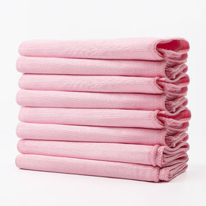 Chiffon de nettoyage rectangulaire épais de couleur unie pour la maison, lingettes de nettoyage pour miroirs et vitres, chiffon magique sans traces d'eau - Product Image 1