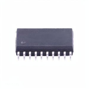 บริการจัดหาชิ้นส่วนอิเล็กทรอนิกส์และส่วนประกอบอื่นๆ ไดรเวอร์ LED รุ่น TM1620 SOlC-20-300mil สำหรับจอแสดงผล 1MHz 20mA 80mA - Product Image 1