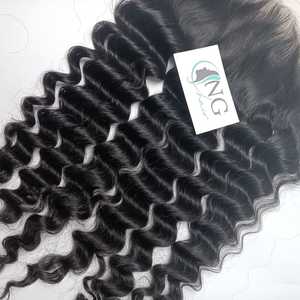ราคาขายส่งในเวียดนามพร้อมสินค้าความละเอียดสูง/โปร่งลูกไม้สไตล์ด้านหน้าคลื่นลึกขนาด13*6 - Product Image 2