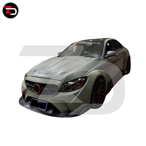 Kit Carrozzeria Larga Stile T in Offerta Speciale per <span class=keywords><strong>Mercedes</strong></span> Classe C W205 <span class=keywords><strong>C180</strong></span> C220 C260 con Parafanghi Larghi Paraurti Minigonne Laterali e Alettone Posteriore - Product Image 4