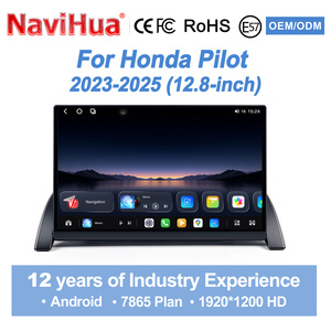 Radio para Auto NaviHua con Pantalla Táctil de 12.8 Pulgadas, Android, Sistema Dual, Multimedia, Carplay, GPS, Estéreo para Honda Pilot 2023-2025 - Product Image 1