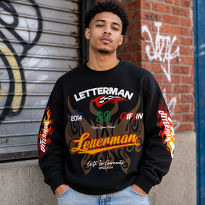 ODM New Arrival Retro Streetwear <b>Waffle</b> Knit Long Sleeve <b>Shirt</b> Custom Sublimation Logo Soft Breathable Top For Men Women Daily - Product Image 3
