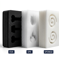 Insert en mousse EPE et mousse polyuréthane découpé sur mesure par CNC pour emballage de coffret cadeau de luxe