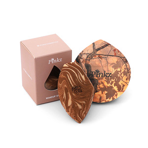 Éponge de maquillage Pinkz Soft Marble <span class=keywords><strong>Blender</strong></span>, forme unique, éponges de maquillage OEM, sans latex, outils cosmétiques lavables - Product Image 4