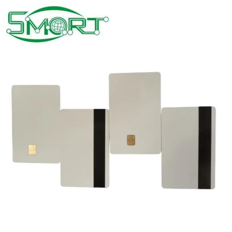Smart Electronics Customized plastic PVC magnetic stripe card with chip Clone credit card RFID contact IC smart card