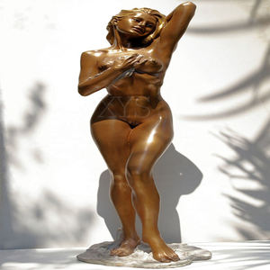 Escultura Femenina Desnuda de Bronce de Tamaño Real, Diseño Personalizado, Técnica de Fundición 3D, Modelo de Artista Antiguo - Product Image 4